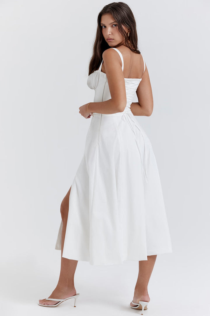 Jana | Robe d'été à décolleté en dentelle