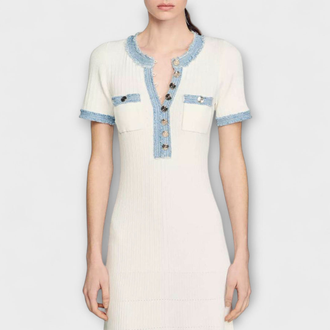 Alecia | Robe maxi texturée