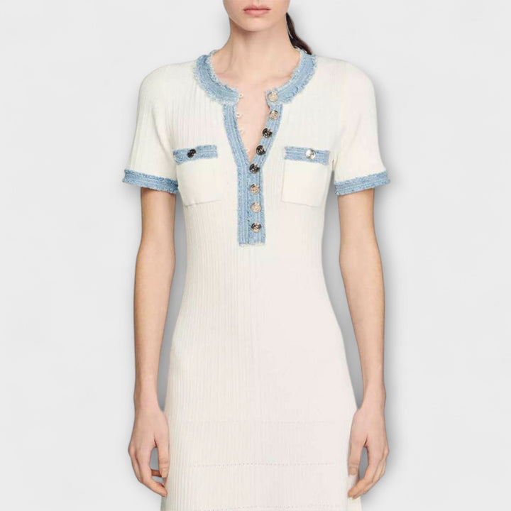 Alecia | Robe maxi texturée