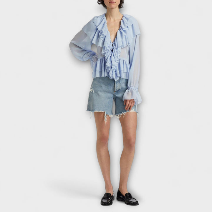 Martha - Chemise à volants Soraya