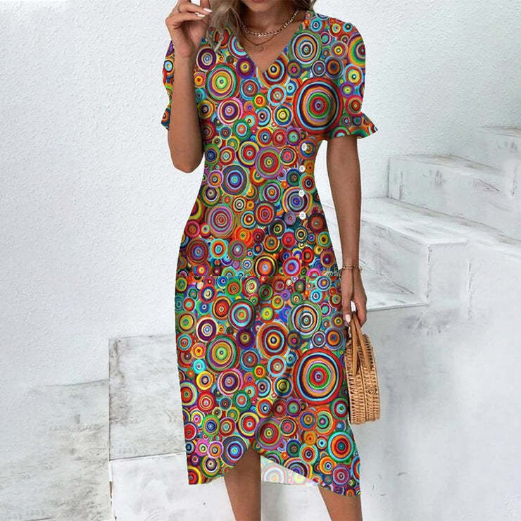 Rita | Robe portefeuille légère