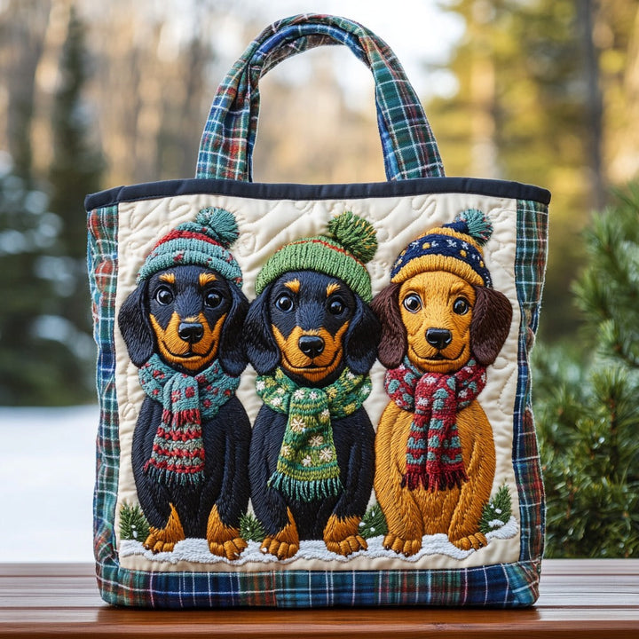 WINTER DACHSHUNDS