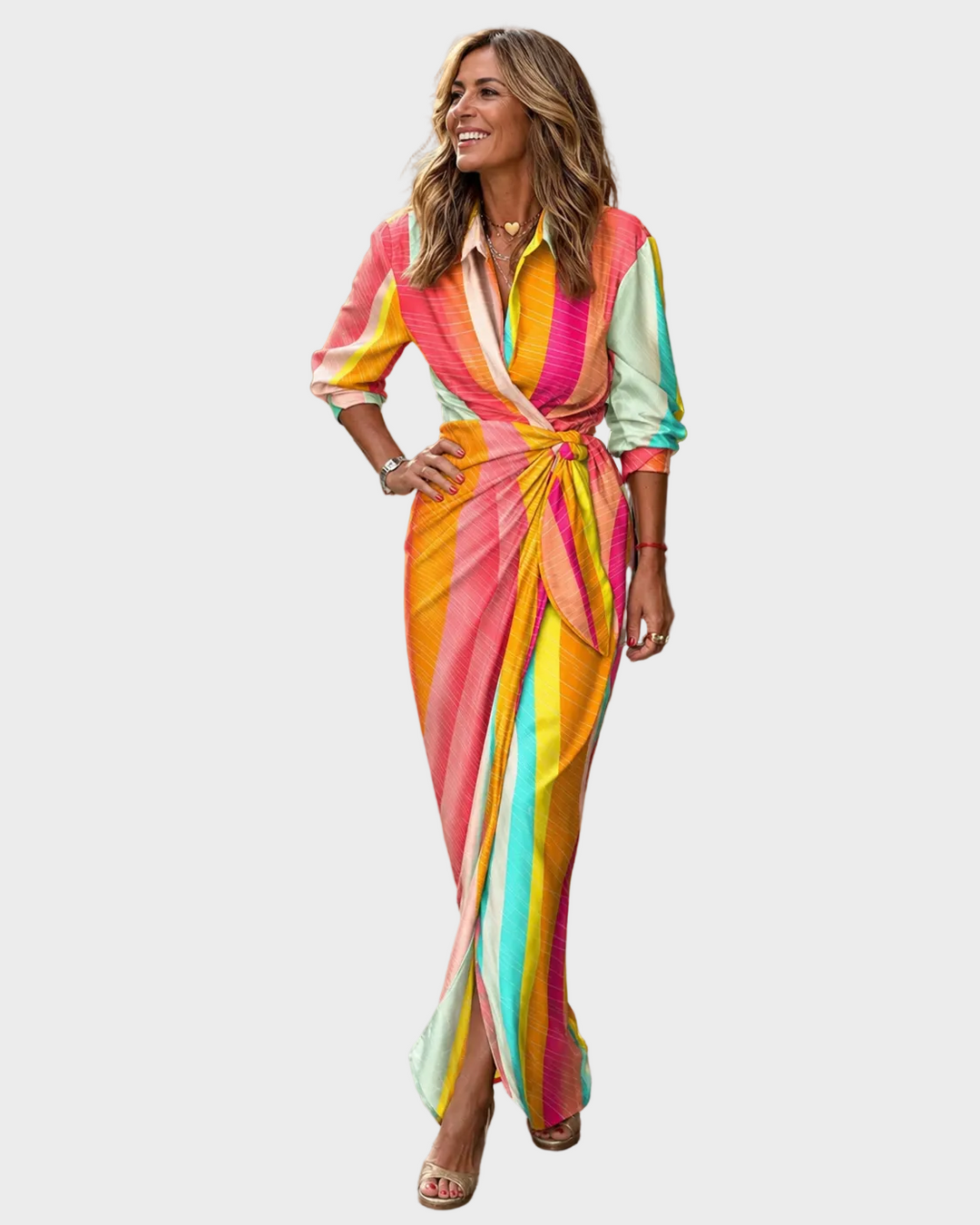 Lola | Robe maxi à imprimé graphique