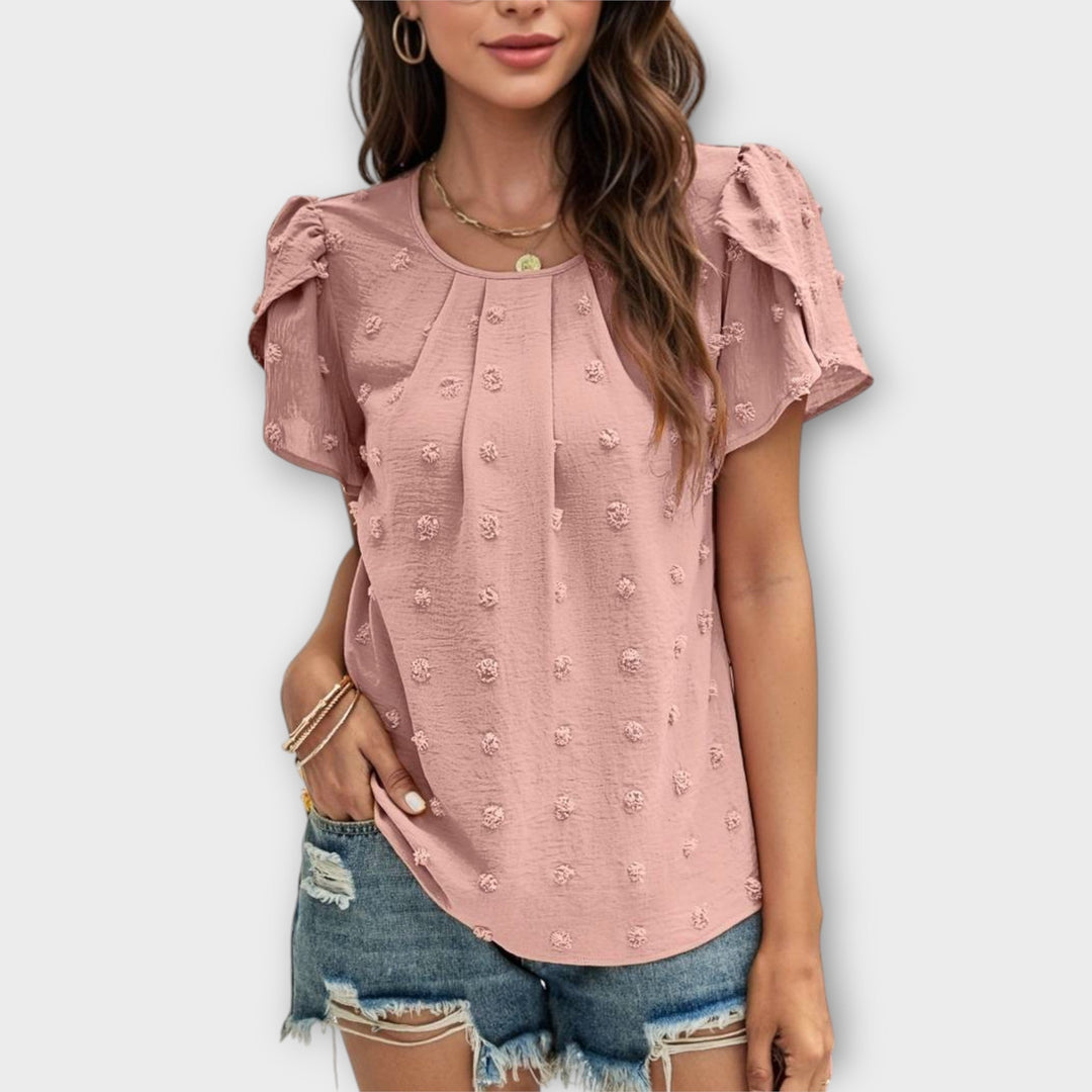 Charlotte - La blouse à pois parfaite