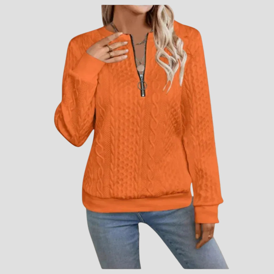 PAGONA | CARDIGAN ZIPPÉ EN TRICOT
