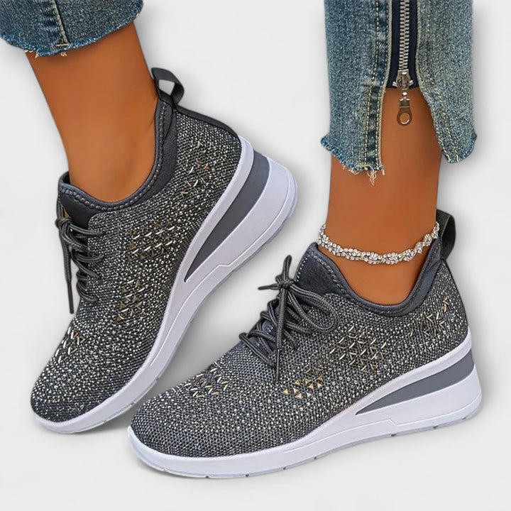 Giselle – Baskets orthopédiques scintillantes à strass