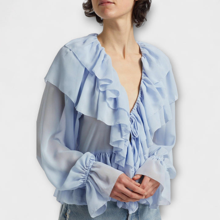 Martha - Chemise à volants Soraya