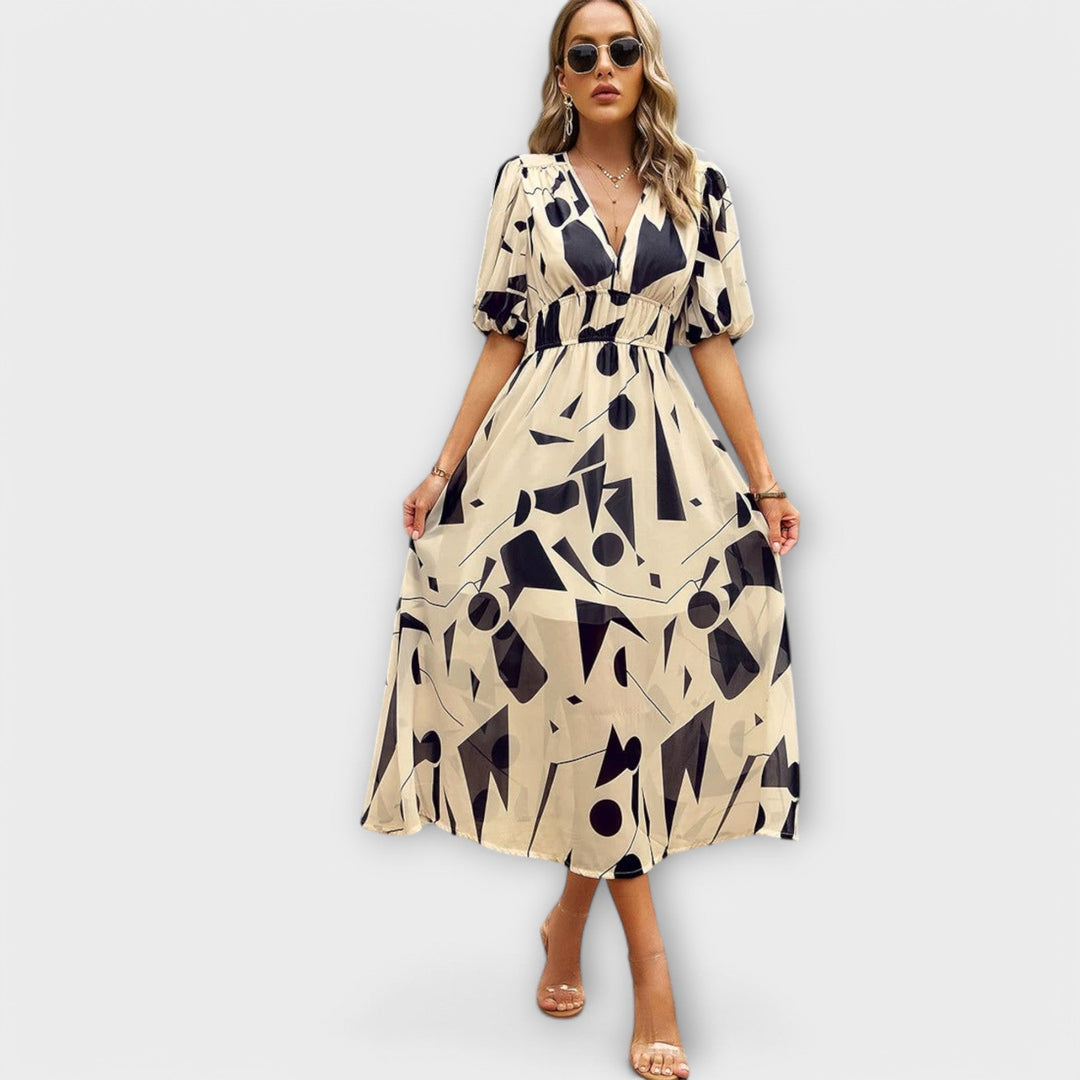 Mathilda - Robe midi stylée