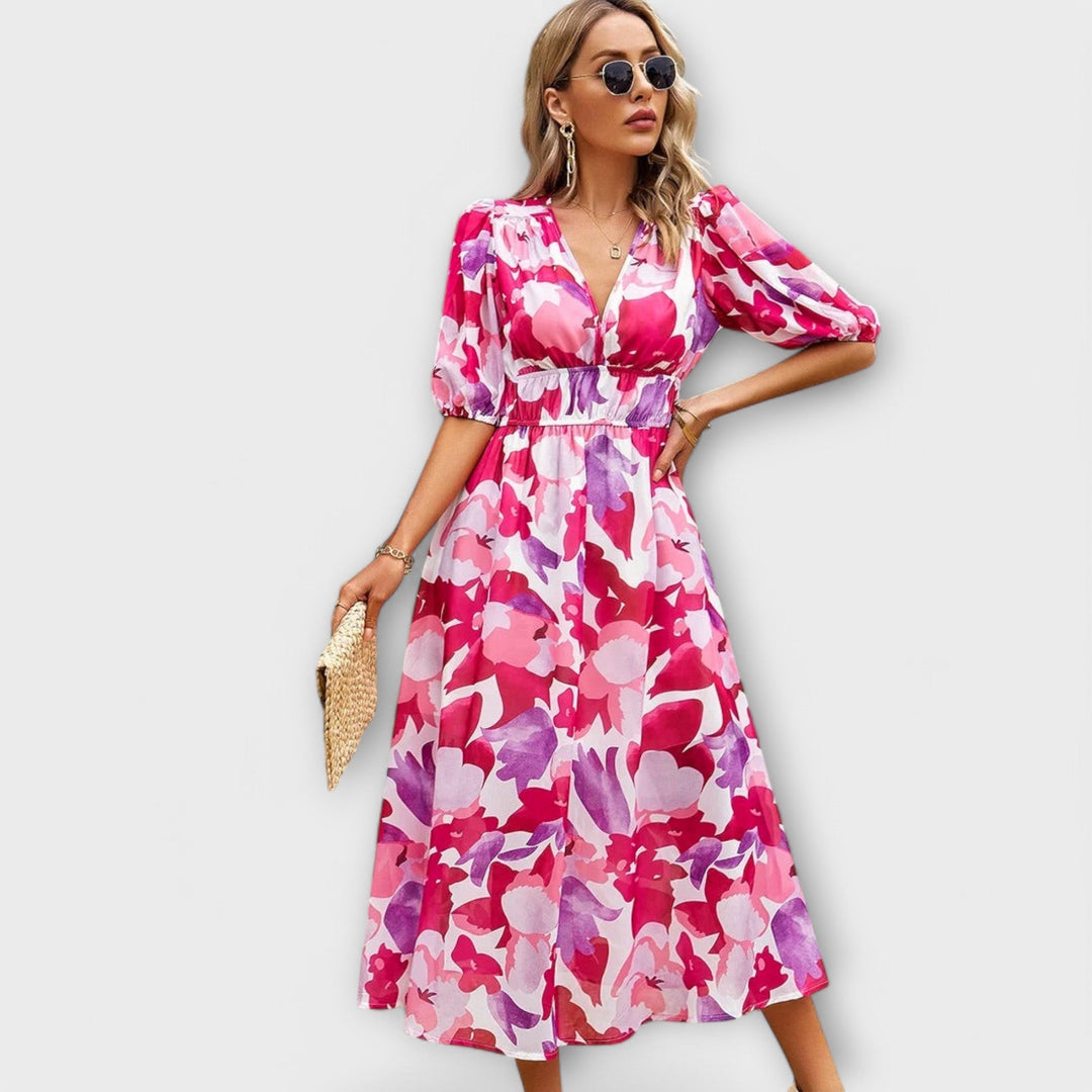 Mathilda - Robe midi stylée