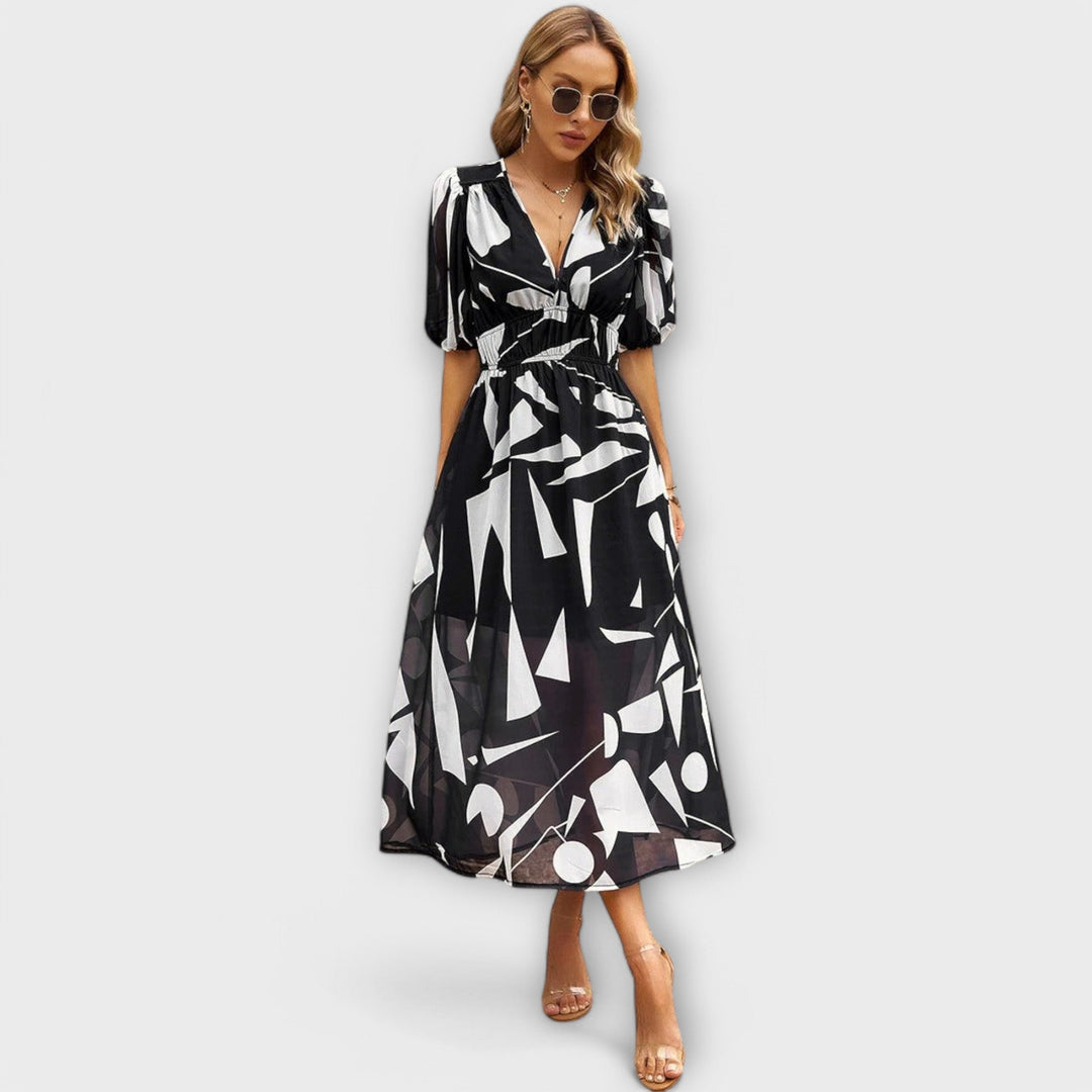 Mathilda - Robe midi stylée