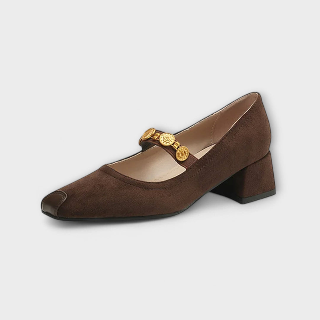 Eleanor - Talons épais à pièce métallique