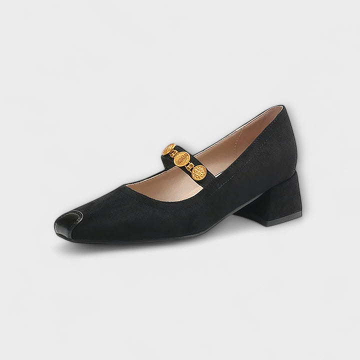 Eleanor - Talons épais à pièce métallique