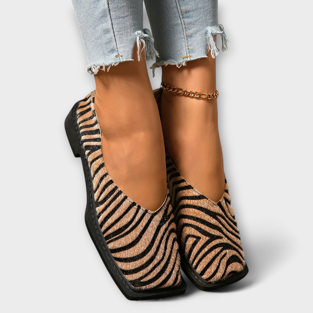 Ulani | Chaussures décontractées à imprimé zèbre