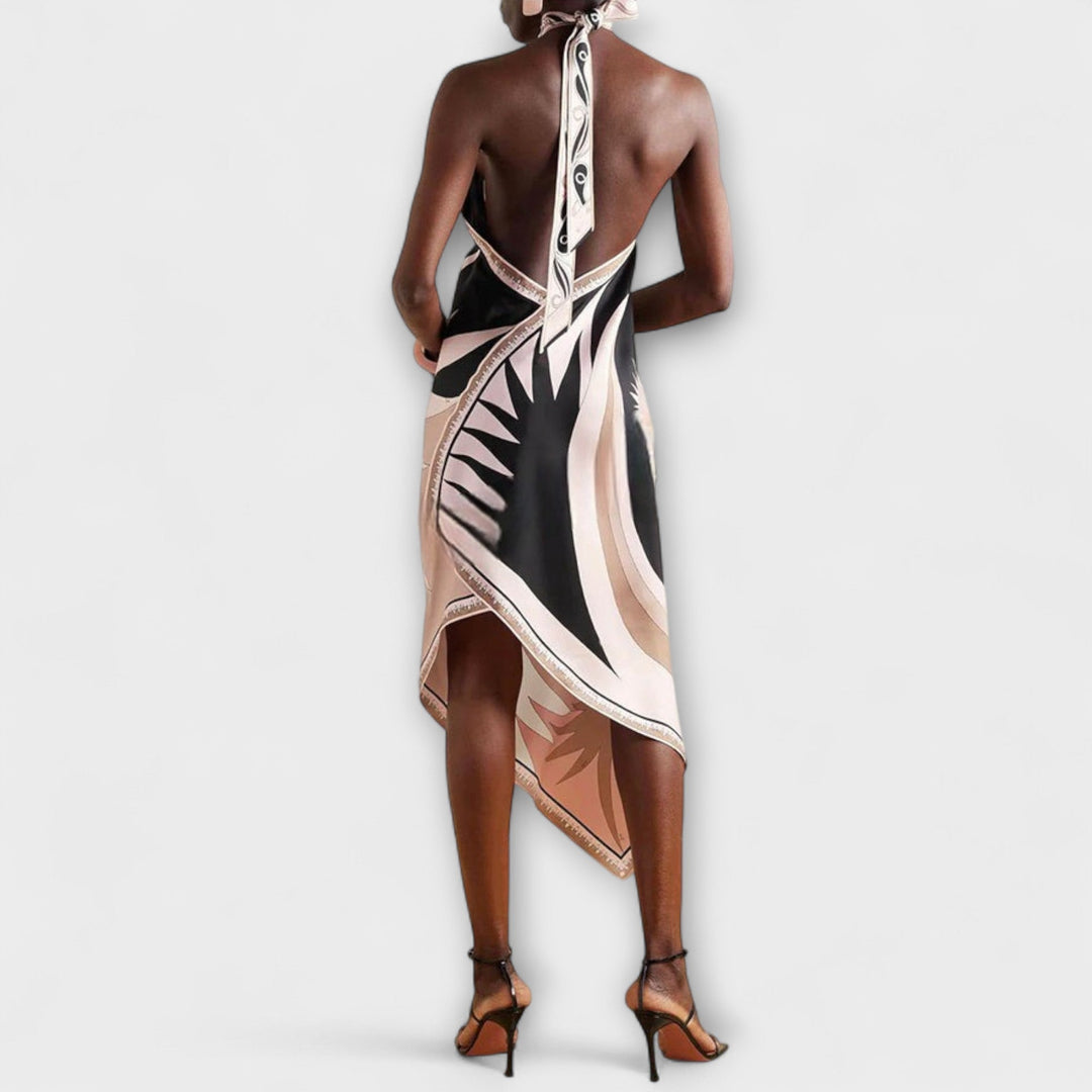 Ivy - Robe unique en satin à bretelles