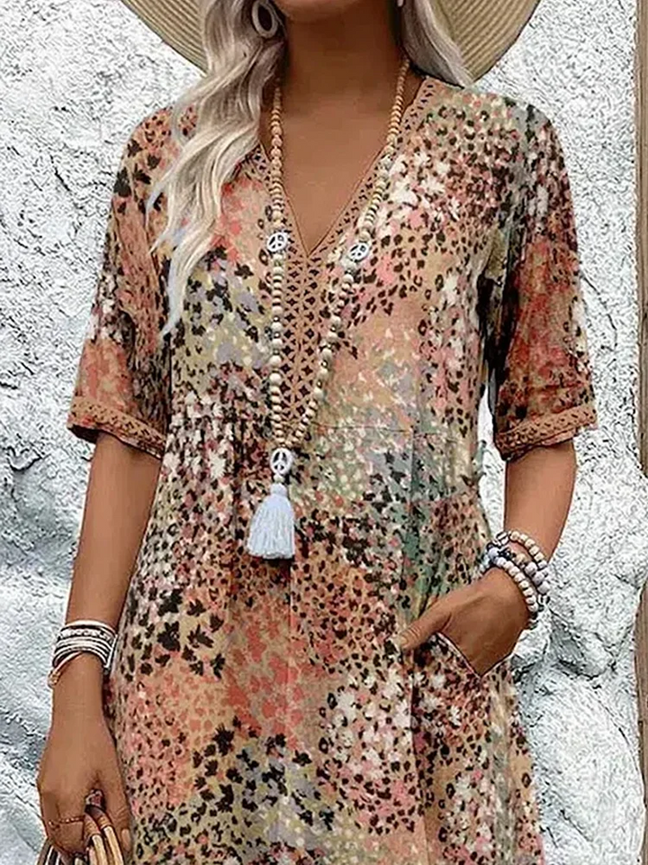 Lia - Robe midi pour femme