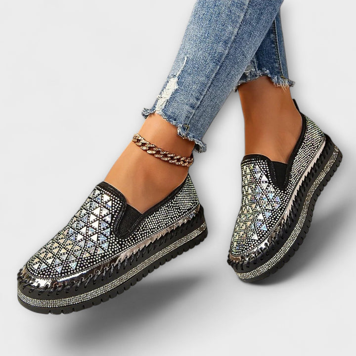 Vada – Mocassins ornés de strass