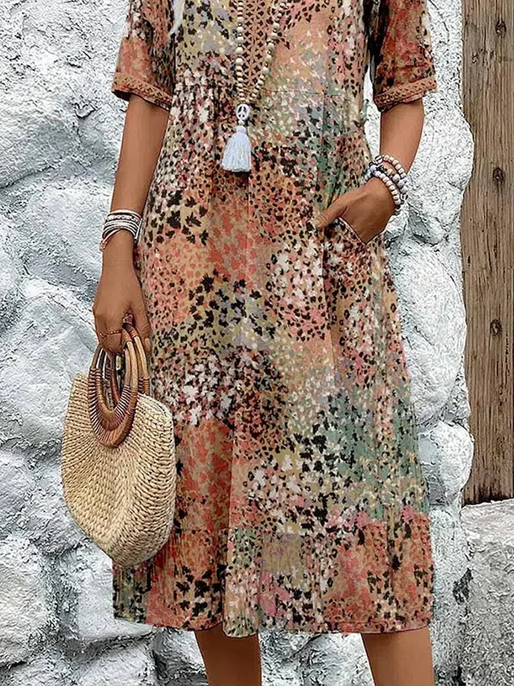 Lia - Robe midi pour femme