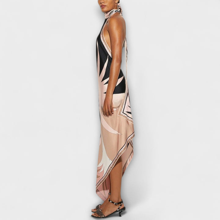 Ivy - Robe unique en satin à bretelles