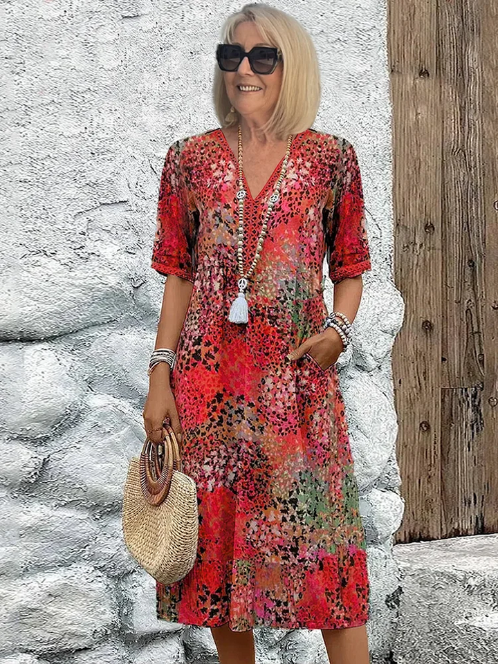 Lia - Robe midi pour femme