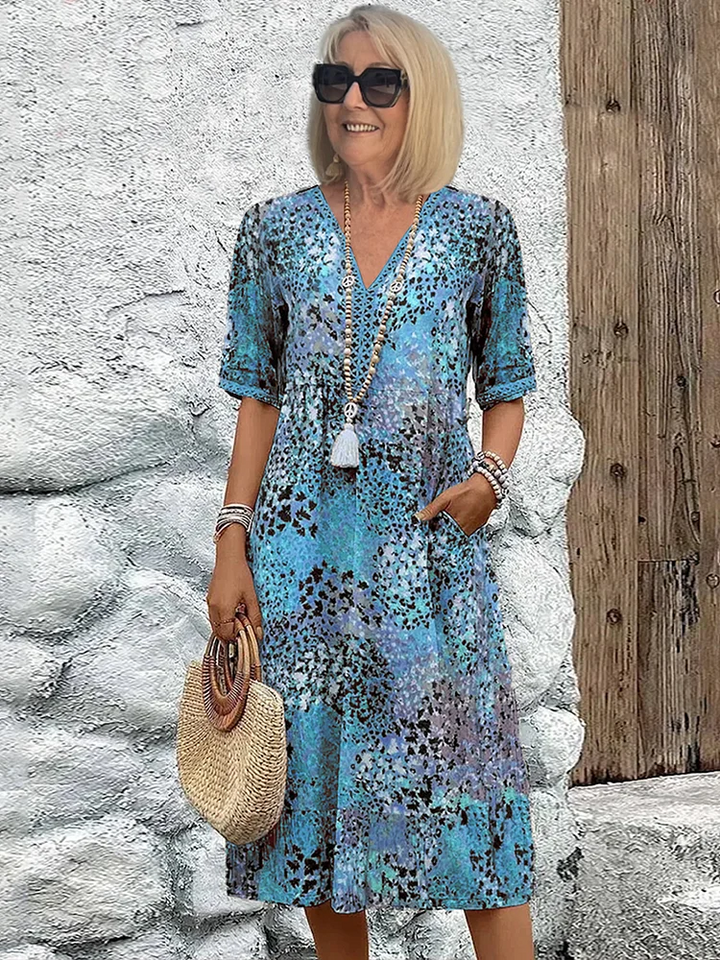 Lia - Robe midi pour femme