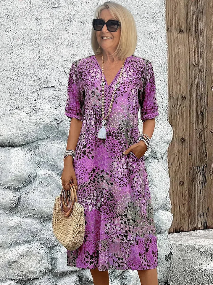 Lia - Robe midi pour femme