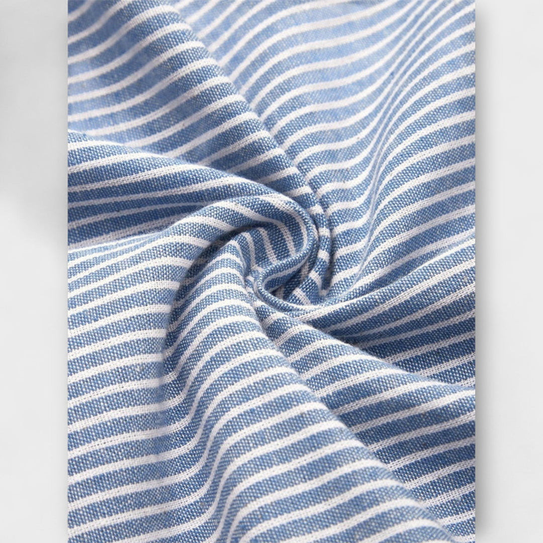 Luisa – Robe midi rayée premium
