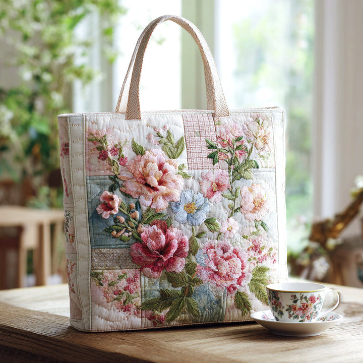 SAC MATELASSÉ | FLEUR EN BLOOM