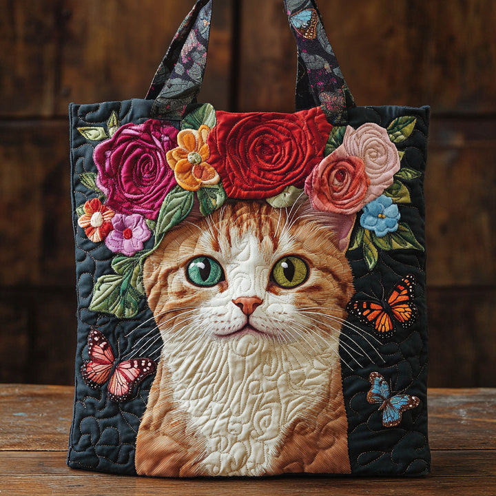 SAC MATELASSÉ | MOUSTACHES FLEURIES