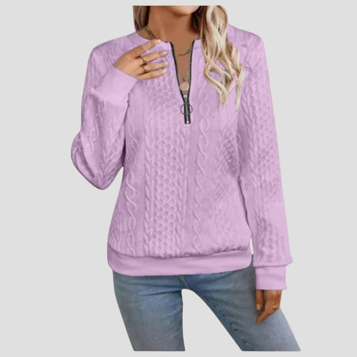 PAGONA | CARDIGAN ZIPPÉ EN TRICOT