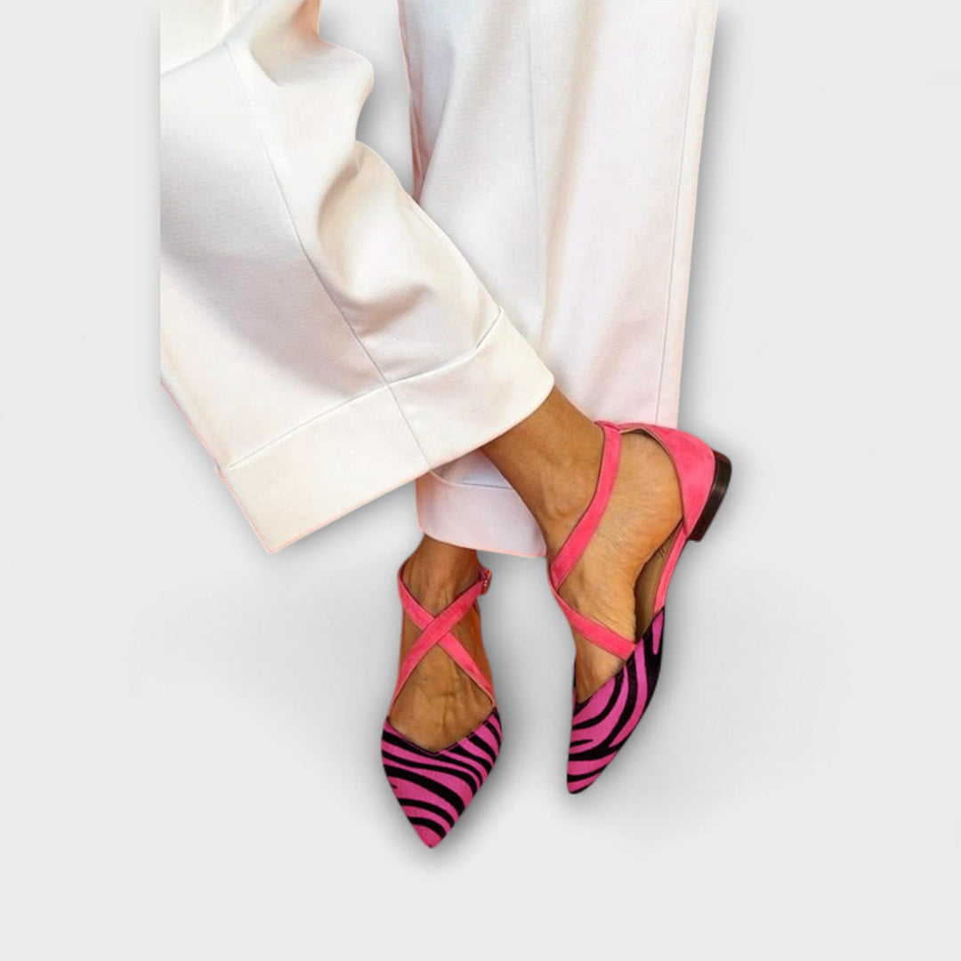 Zarella | Ballerines zèbre Pink Power