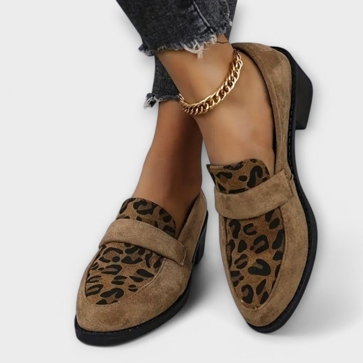 Karla | Élégantes chaussures femme motif léopard