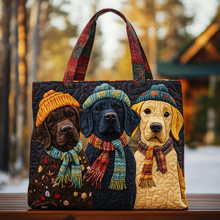 SAC MATELASSÉ | LABRADOR DANS LA NEIGE