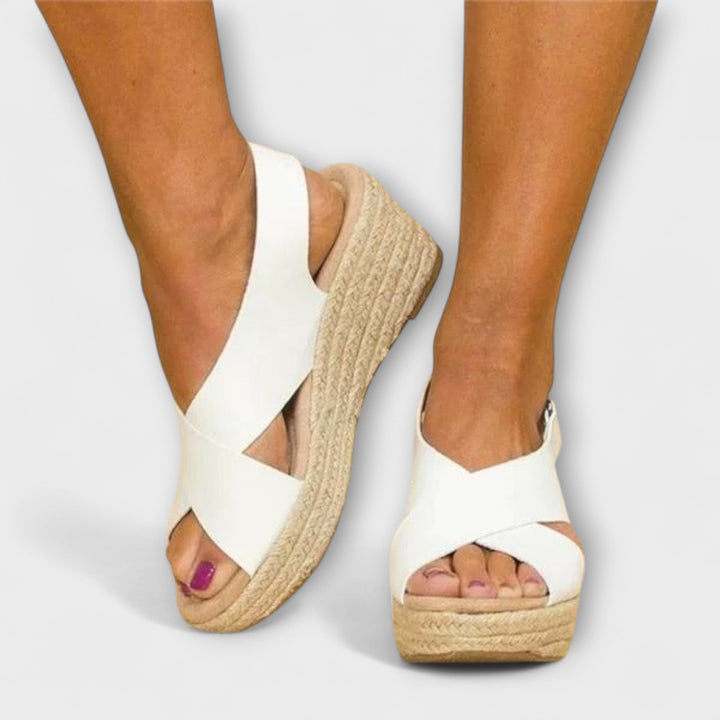 Sandales espadrilles élégantes