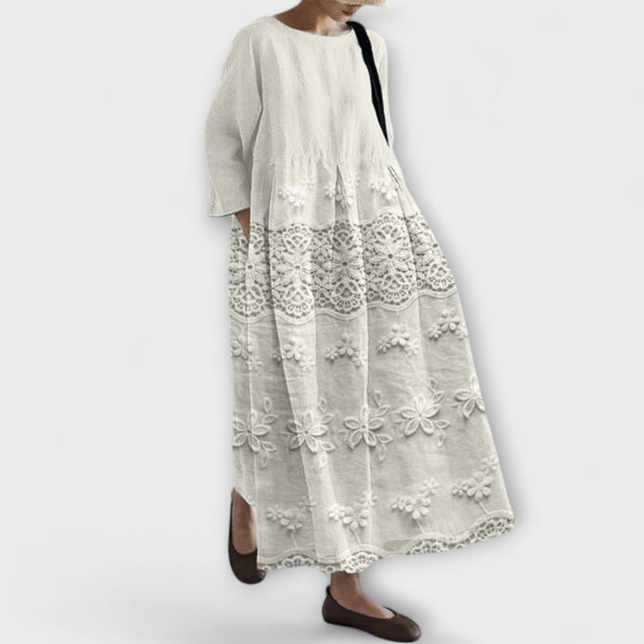 Isabella | Robe à motif dentelle