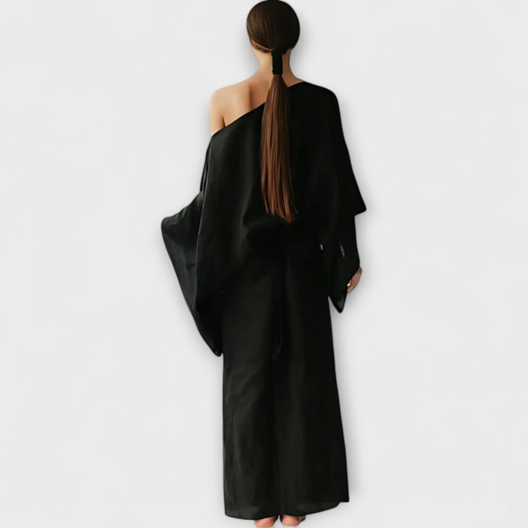 Dana | Robe kimono en lin et coton