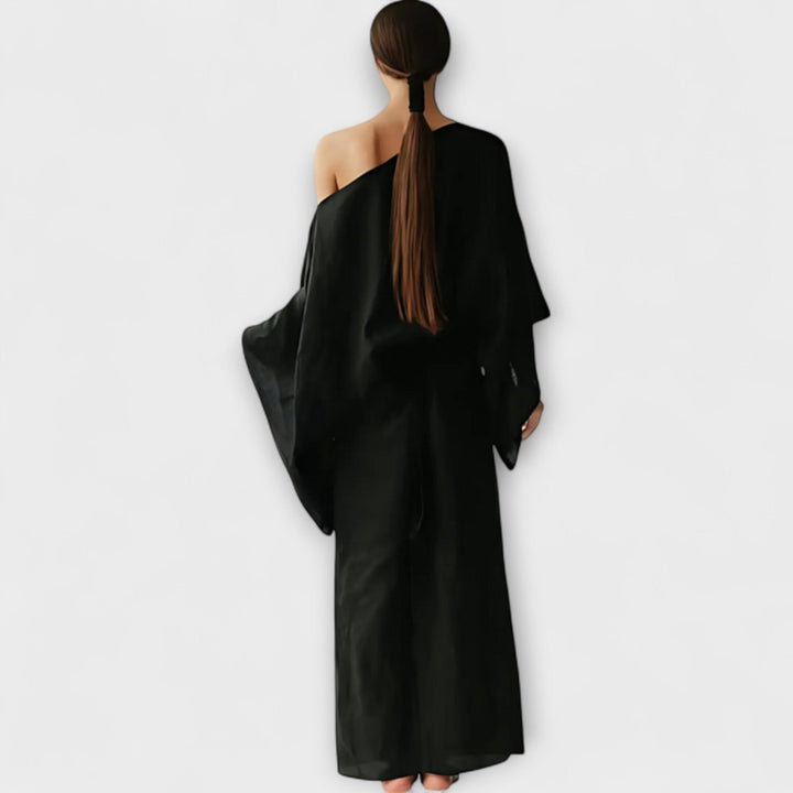 Dana | Robe kimono en lin et coton