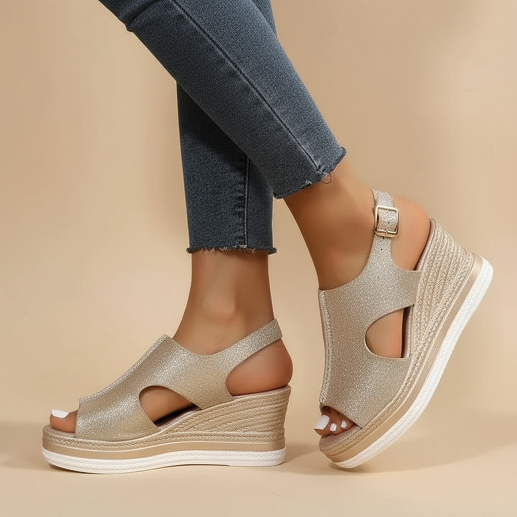 Anita – Sandales compensées décontractées