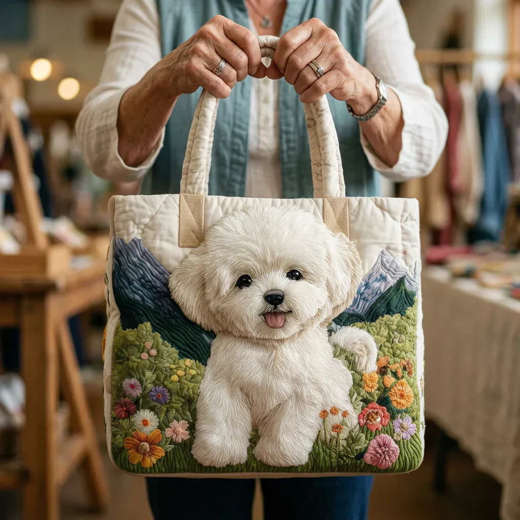SAC MATELASSÉ | CHIEN ENCHANTÉ