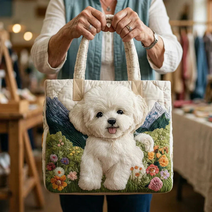 SAC MATELASSÉ | CHIEN ENCHANTÉ