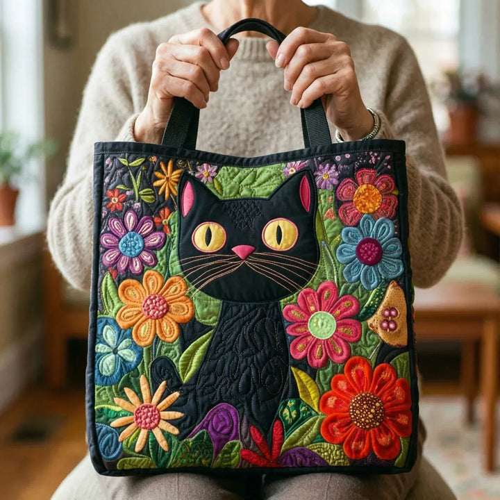 SAC MATELASSÉ | ENCHANTED BLACK CAT