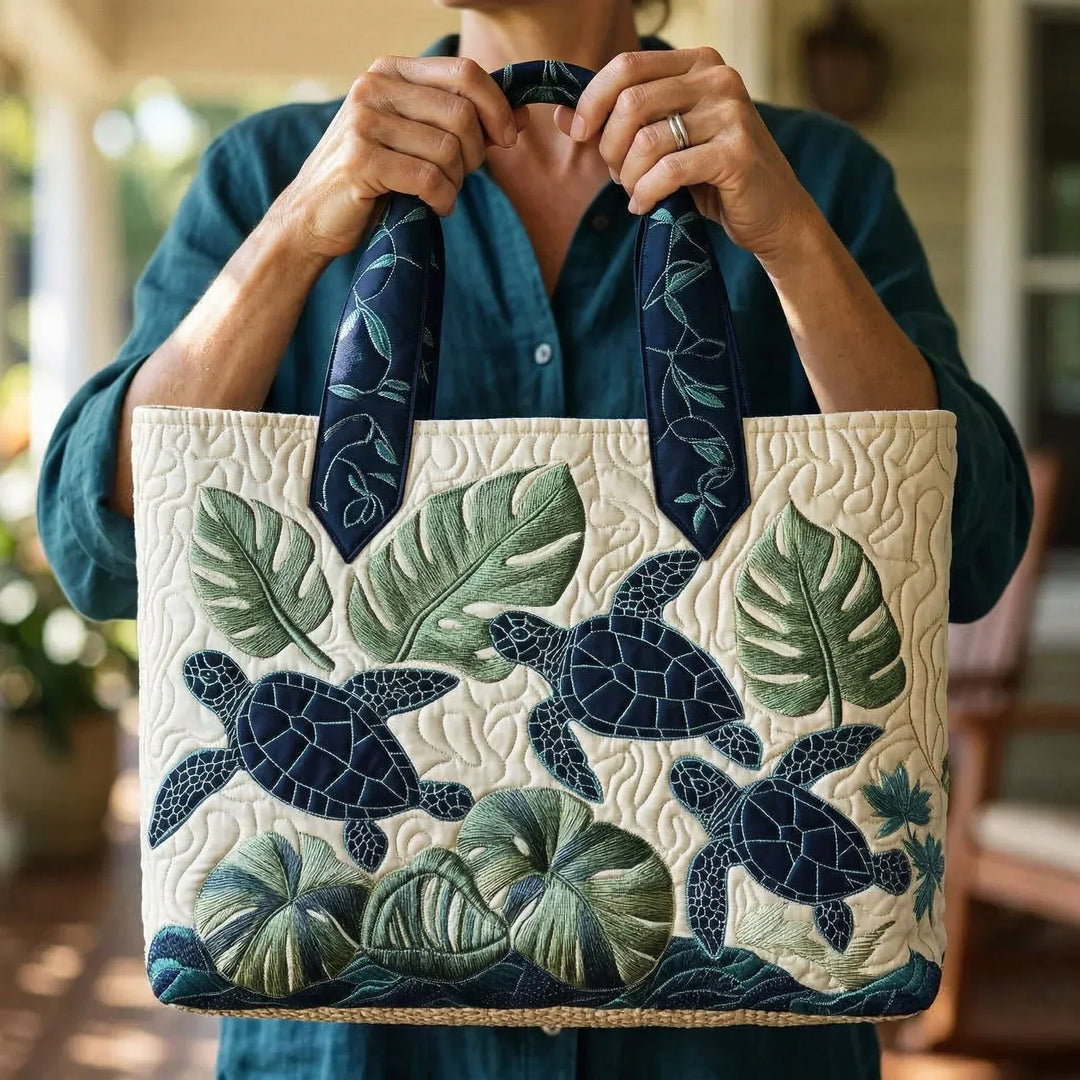 SAC MATELASSÉ | SEA TURTLE GRACE