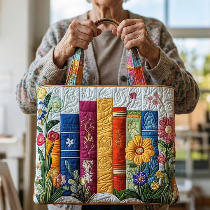 SAC MATELASSÉ | FLORAL LIBRARY