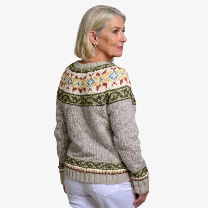 AUTUMN | CARDIGAN VINTAGE ISLANDAIS