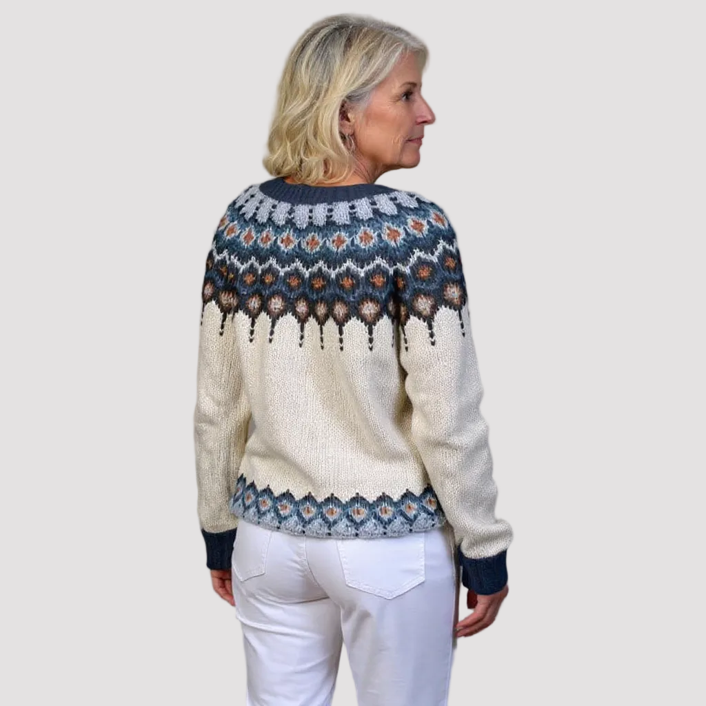 KYLIE | CARDIGAN VINTAGE ISLANDAIS