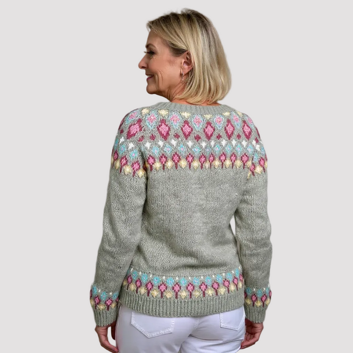MADELINE | CARDIGAN VINTAGE ISLANDAIS