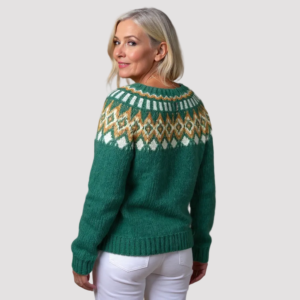 NATALIA | CARDIGAN VINTAGE ISLANDAIS