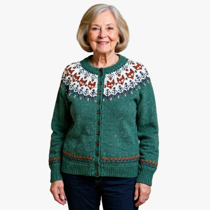 CAROLINA | CARDIGAN VINTAGE ISLANDAIS
