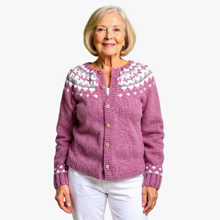 MAYA | CARDIGAN VINTAGE ISLANDAIS