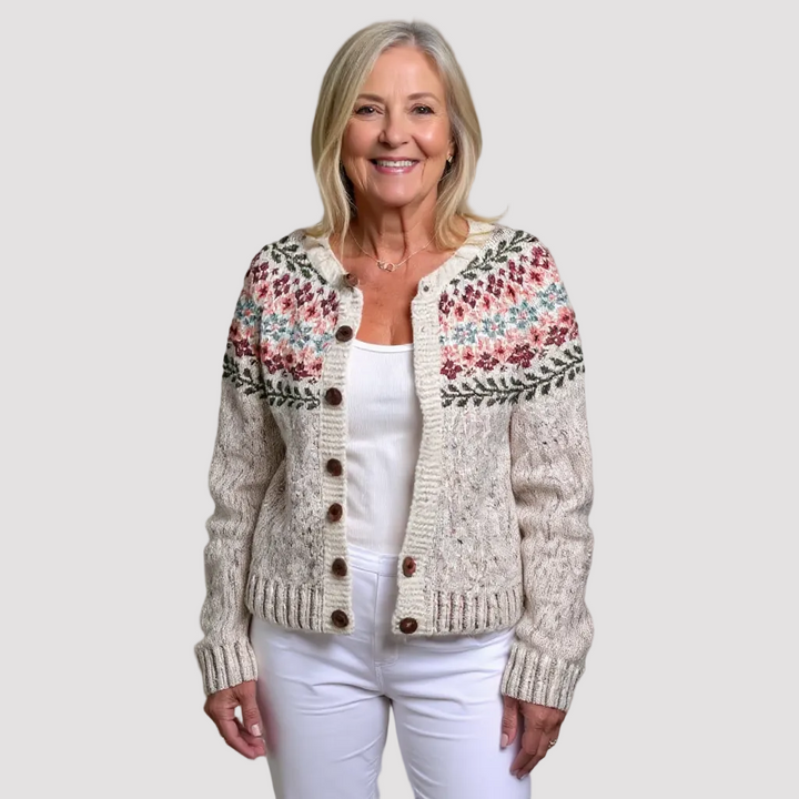 MADELYNE | CARDIGAN VINTAGE ISLANDAIS