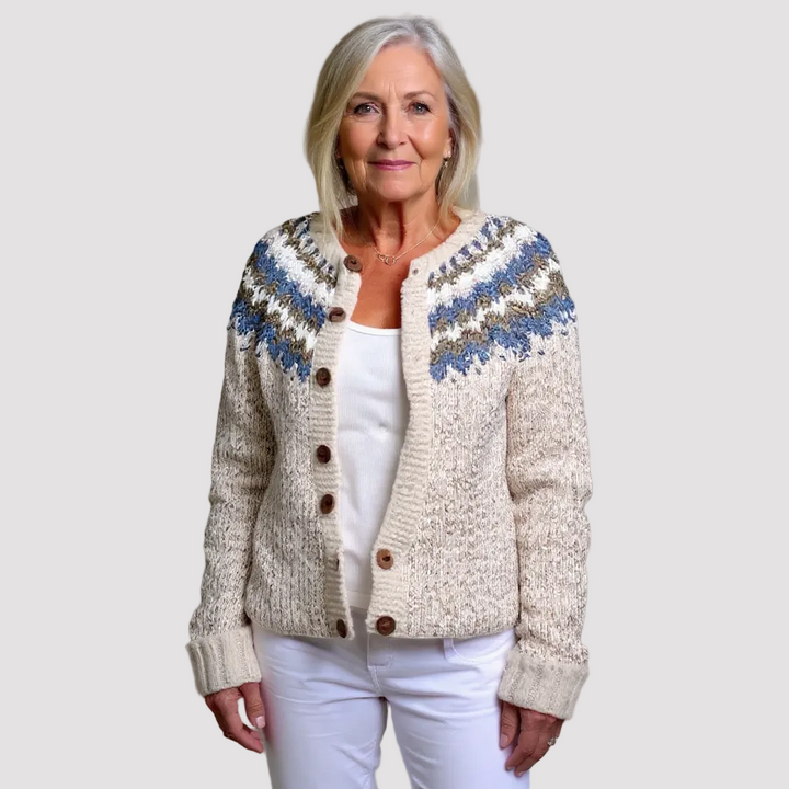 PEYTON | CARDIGAN VINTAGE ISLANDAIS